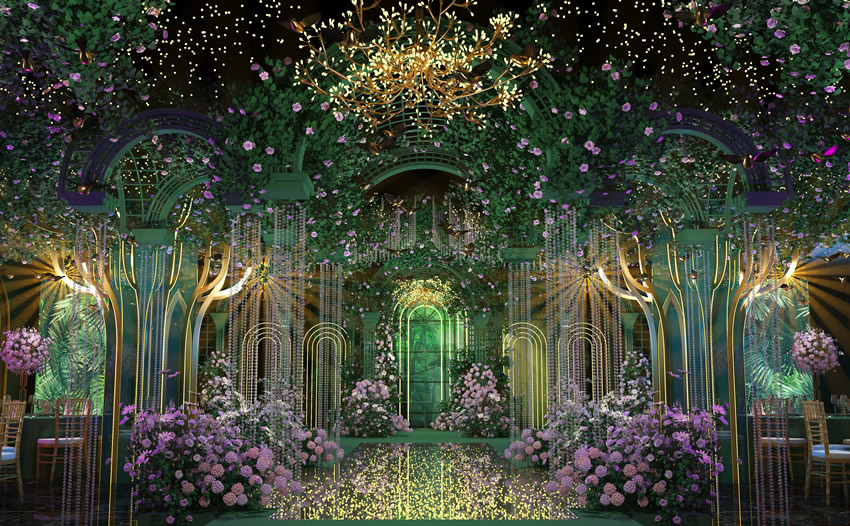 周村奇妙森林婚礼堂效果展示